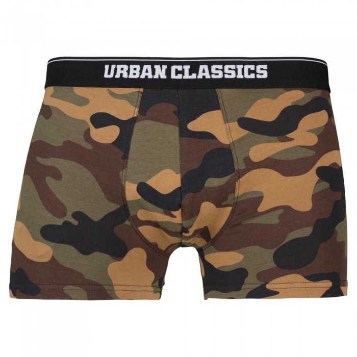 [해외]URBAN CLASSICS Organic 복서 브리프 5 단위 138942181 Wood Camo / Green / Black / Grey / Snow Camo