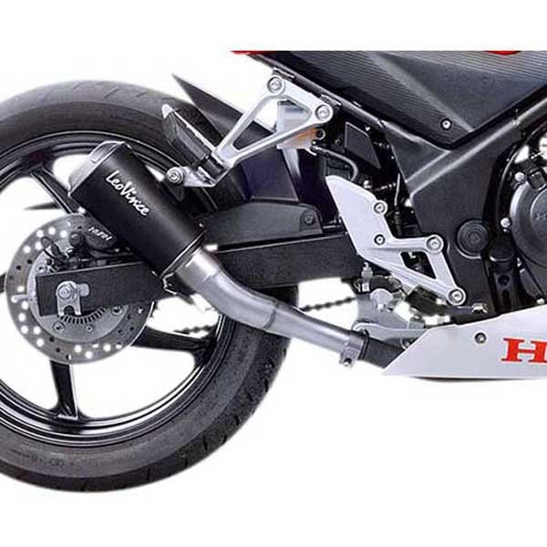 [해외]LEOVINCE LV-10 Honda CBR 300 R 15211C Carbon 비인증 슬립온 머플러 9138943341 Black