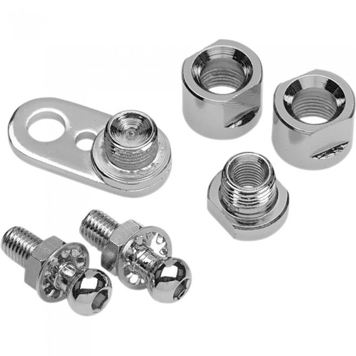 [해외]DRAG SPECIALTIES Swivel 88-10 회전등 지지대 9138966849 Chrome