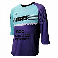 [해외]IBIS 반팔 티셔츠 40th Retro By POC 1138362211 Blue / Purple