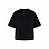 [해외]PIECES Chilli 썸머 2/4 Loose 반팔 티셔츠 139012211 Black