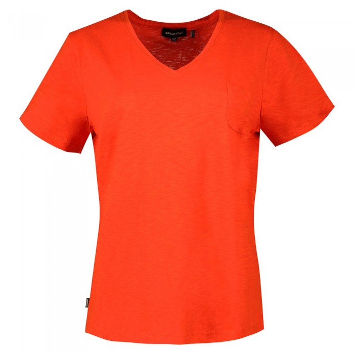 [해외]슈퍼드라이 Studios 포켓 V 넥 티셔츠 138910540 Pureed Pumpkin