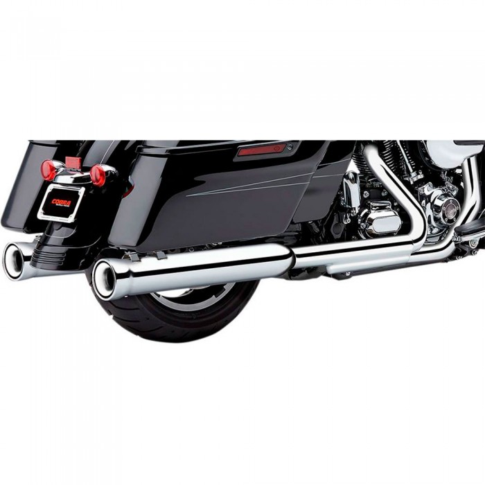 [해외]COBRA Harley Davidson 6107 비인증 슬립온 머플러 9138835565 Chrome