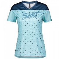 [해외]스캇 Trail Flow Short Sleeve T-Shirt 1137772239 Stream Blue / Lunar Blue