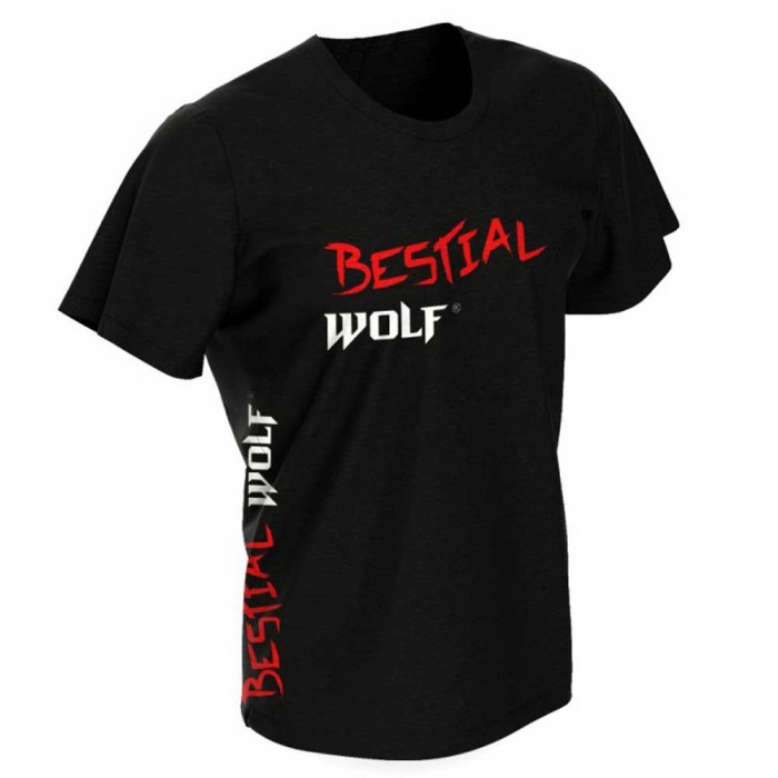 [해외]BESTIAL WOLF WICK4 Technical BW Wolf 반팔 티셔츠 14139020481 Black White