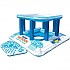 [해외]WOW STUFF 팽창식 Parthenon Canopy Spa Island 6138918805 Blue / White