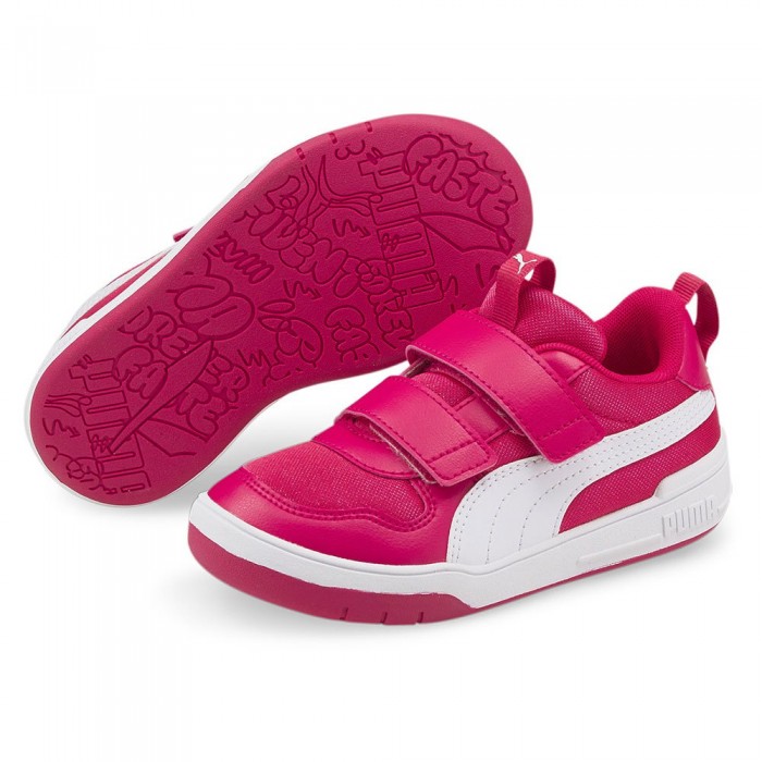 [해외]푸마 Multiflex Mesh V PS 운동화 15138522919 Beetroot Purple / Puma White