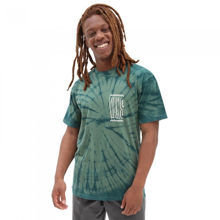 [해외]반스 Tall Type Tie Dye 반팔 티셔츠 138942498 Duck Green