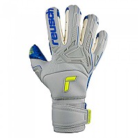 [해외]로이쉬 Freegel Fusion Ortho-Tec Goaliator Goalkeeper Gloves 3138895646 Vapor Gray / Safety Yellow / Deep Blue