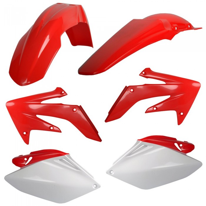 [해외]CEMOTO MX Honda CRF250R 06-07 91188 오토바이 플라스틱 키트 9138938747 Red / White