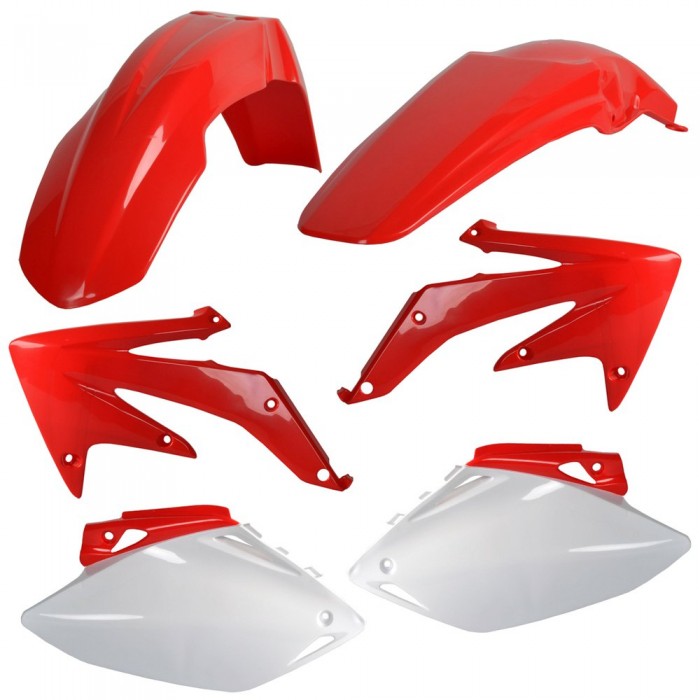 [해외]CEMOTO MX Honda CRF450R 07 91201 오토바이 플라스틱 키트 9138938757 Red / White