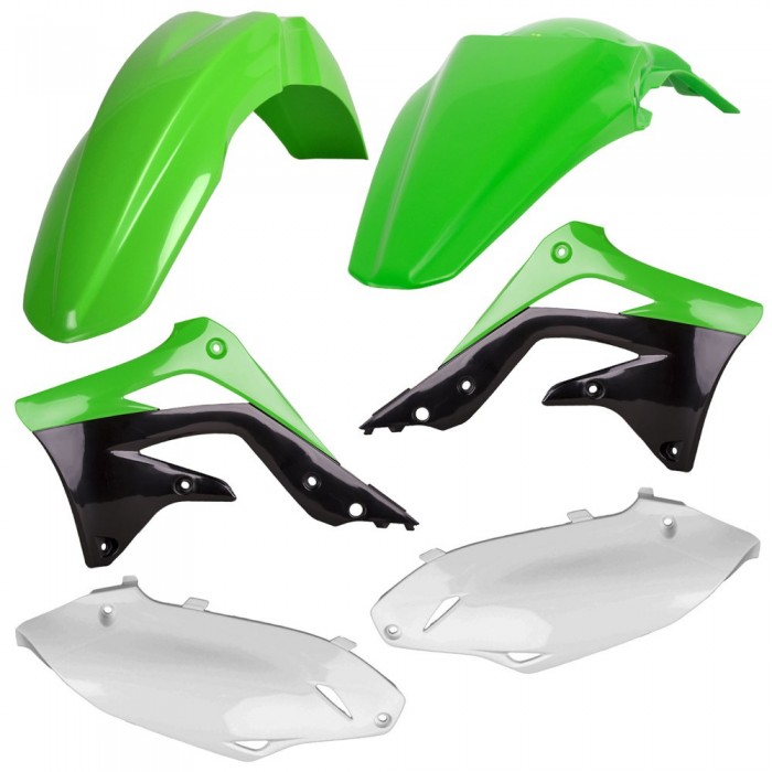 [해외]CEMOTO MX Kawasaki KX450F 12 91260 오토바이 플라스틱 키트 9138938781 Green / White / Black