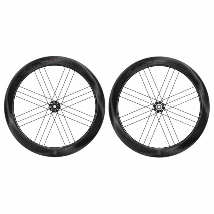 [해외]캄파놀로 Bora Ultra WTO 60 Disc Tubeless 도로용 휠 세트 1138224264 Black