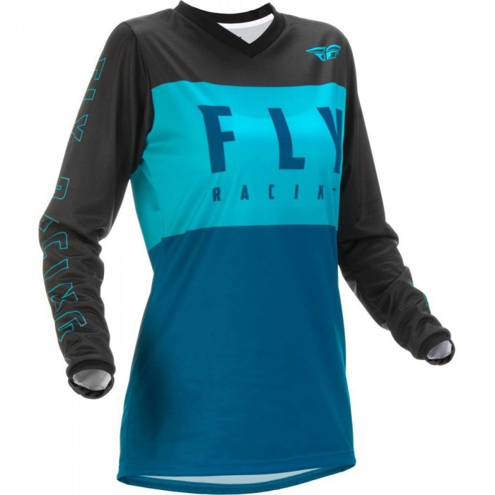 [해외]FLY RACING F-16 긴팔 엔듀로 저지 1138505956 Blue Aqua / Black