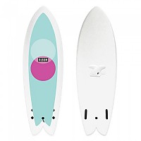 [해외]ALBUM SURFBOARD 서핑보드 Album 소프트 Top Presto Seafoam Drops 5´7´´ 14138781986 White
