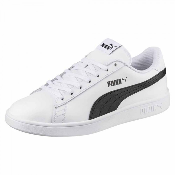 [해외]푸마 Smash V2 L 운동화 14136758564 Puma White / Puma Black