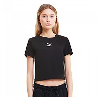 [해외]푸마 Classics T7 Crop 반팔 티셔츠 14137610745 Puma Black