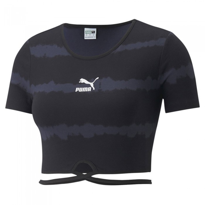 [해외]푸마 SELECT Classics Tie Dye 반팔 티셔츠 14138503003 Puma Black / Parisian Night