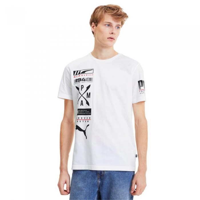 [해외]푸마 Advanced Graphic 반팔 티셔츠 14137360345 Puma White