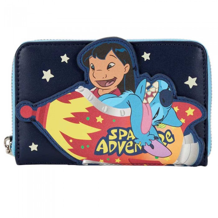 [해외]LOUNGEFLY 지갑 릴로와 Stitch Space Adventure Disney 4139060341 Multicolour