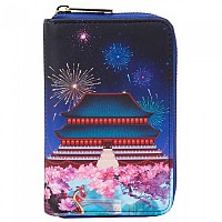 [해외]LOUNGEFLY Wallet Mulan Castle Disney 4139060344 Multicolour