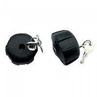 [해외]PERUZZO Anti-theft Knobs With Key Set 1139008146 Black