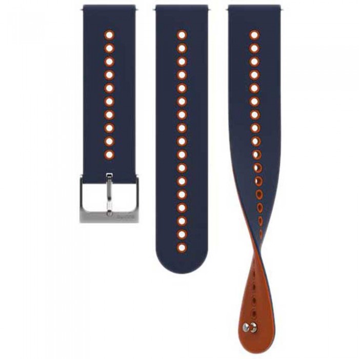 [해외]순토 실리콘 스트랩 Urban 4 22 mm 1138699341 Granite Blue / Orange