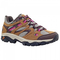 [해외]HI-TEC Ravus Vent Lite Low WP Hiking Shoes 4138999985 Mid Brown/ Dune / Fuchsia Pink