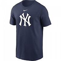 [해외]나이키 MLB New York Yankees Large Logo Short Sleeve Crew Neck T-Shirt 3138594490 Midnight Navy