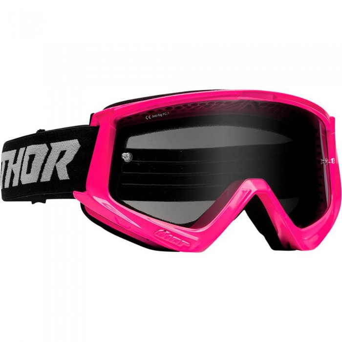 [해외]THOR Combat Sand 오프로드 고글 9139076770 Fluo Pink / Black