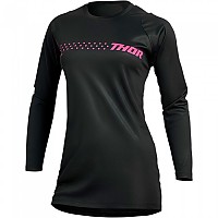 [해외]THOR Sector Minimal Long Sleeve T-Shirt 9139076918 Black / Fluo Pink