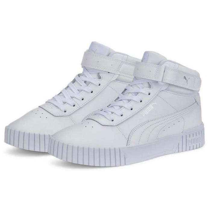 [해외]푸마 Carina 2.0 Mid 운동화 139002124 Puma White / Puma White / Puma Silver