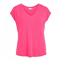 [해외]VILA Modala 반팔 V넥 티셔츠 139071011 Fandango Pink