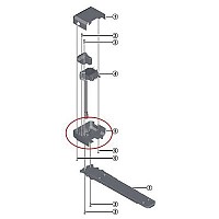 [해외]시마노 하단 커버 배터리 E-6000 Abus 14137149665 Black