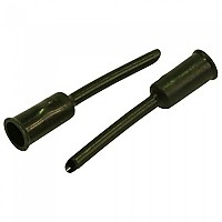 [해외]ELVEDES PVC 4.3 mm End Caps 50 Units 1139047631 Black