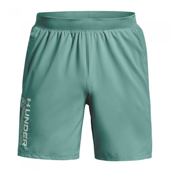 [해외]언더아머 Launch SW 7´´ Wordmark 반바지 6139070437 Fresco Green / Illusion Green / Illusion Green