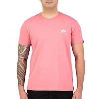 [해외]알파 인더스트리 Basic Small 로고 188505 반팔 티셔츠 138947097 Coral Red