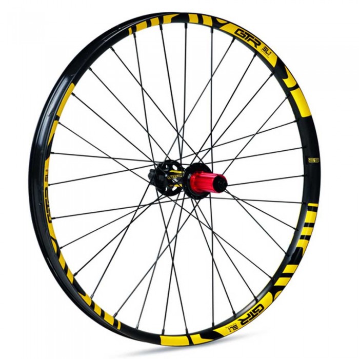 [해외]GTR SL35 E-Bike Boost 27.5´´ 6B Disc Tubeless MTB 뒷바퀴 1139072560 Black / Yellow