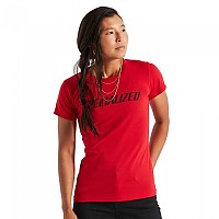 [해외]스페셜라이즈드 Wordmark Short Sleeve T-Shirt 1139099265 Flo Red