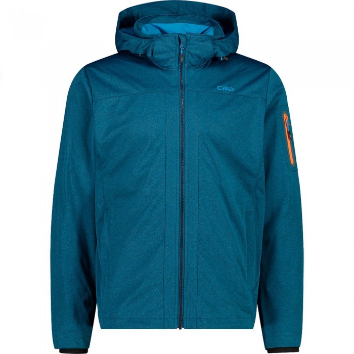 [해외]CMP Zip Hood 39A5027M 소프트쉘 자켓 4139089276 Deep Lake Mel. / Danube