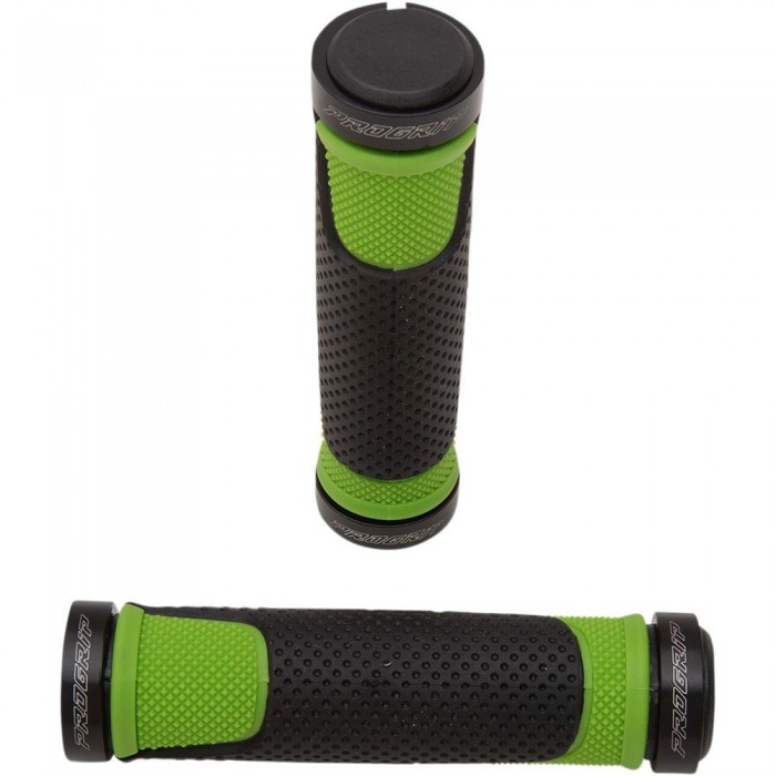 [해외]PROGRIP 997 ATV/MTB Double Density Lock On 핸들 그립 9138829259 Green / Black