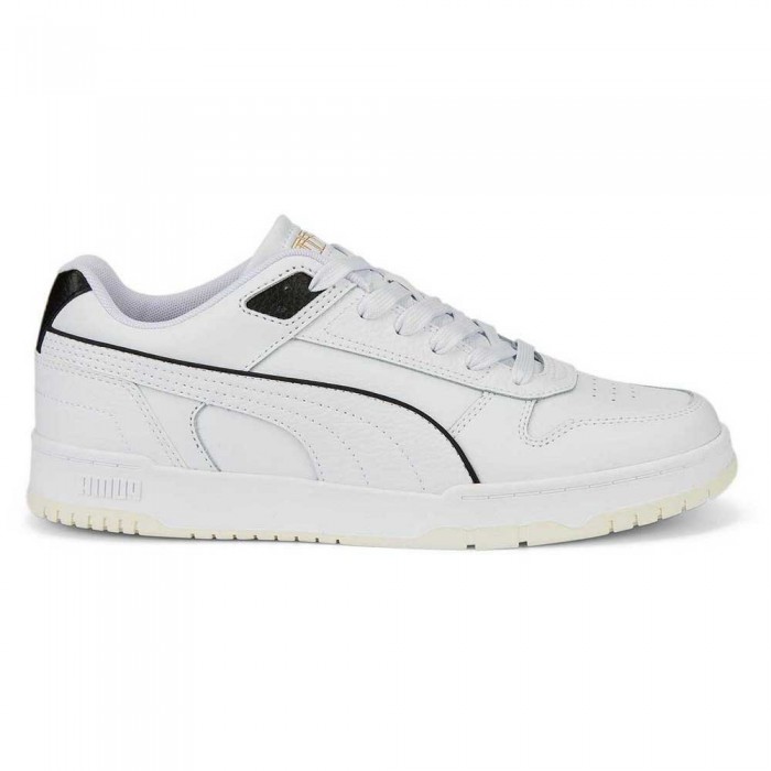 [해외]푸마 Rbd Game Low 운동화 139003865 Puma White / Puma Black / Puma Team Gold