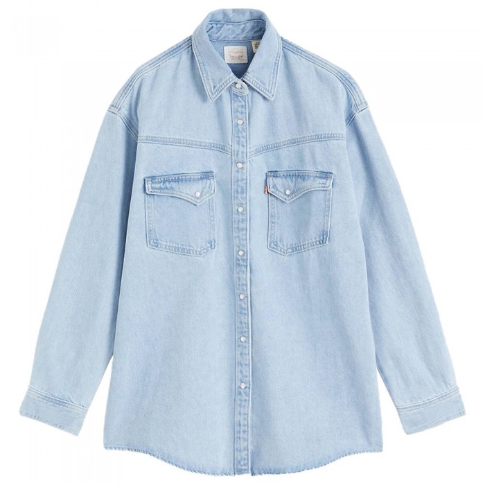 [해외]리바이스 Dorsey XL Western 긴팔 셔츠 138926410 Z3341 Indigo Stonewash