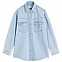 [해외]리바이스 Dorsey XL Western 긴팔 셔츠 138926410 Z3341 Indigo Stonewash