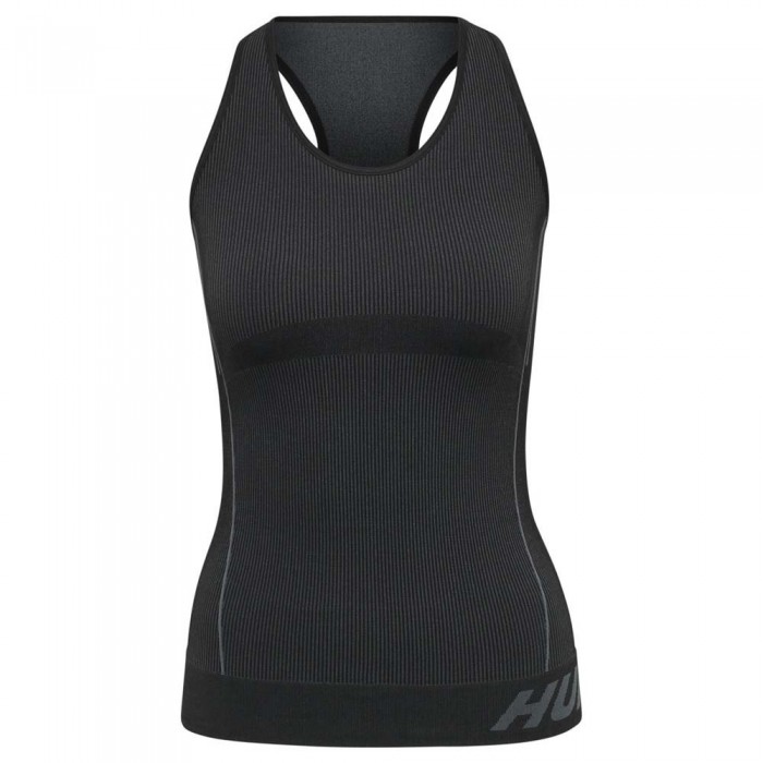 [해외]험멜 Christel Seamless 스포츠 탑 1138648939 Black / Asphalt Melange