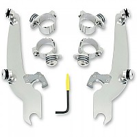 [해외]MEMPHIS 샤드ES Trigger-Lock Sportshield Yamaha MEK1992 Fitting Kit 9139085971 Polished