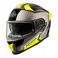 [해외]프리미어  HELMETS Evoluzione DK Y Full Face Helmet&Pinlock 9138712986 Yellow / Grey / Black