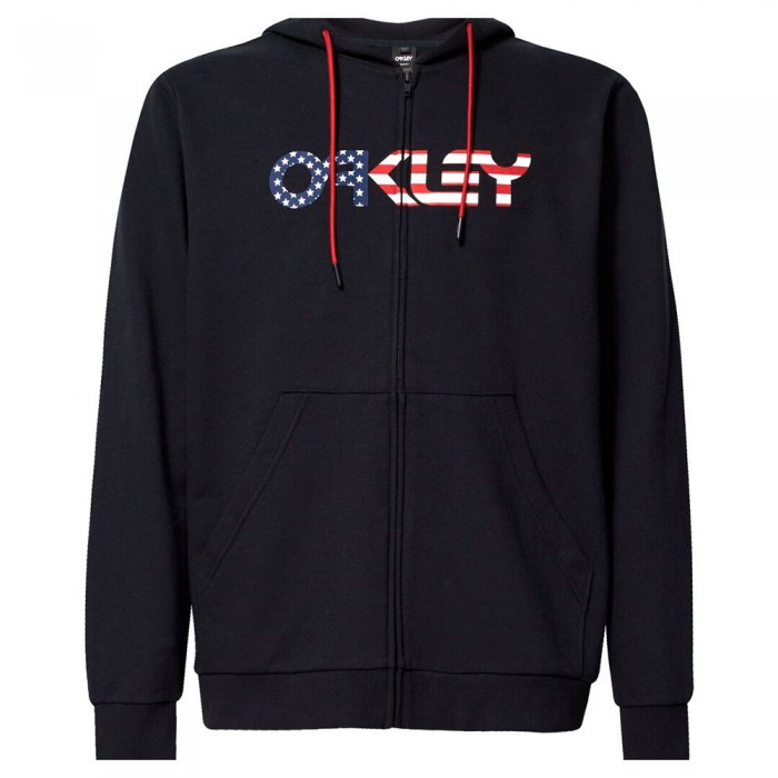 [해외]오클리 APPAREL Teddy 풀지퍼 스웨트셔츠 9138590944 Black / American Flag