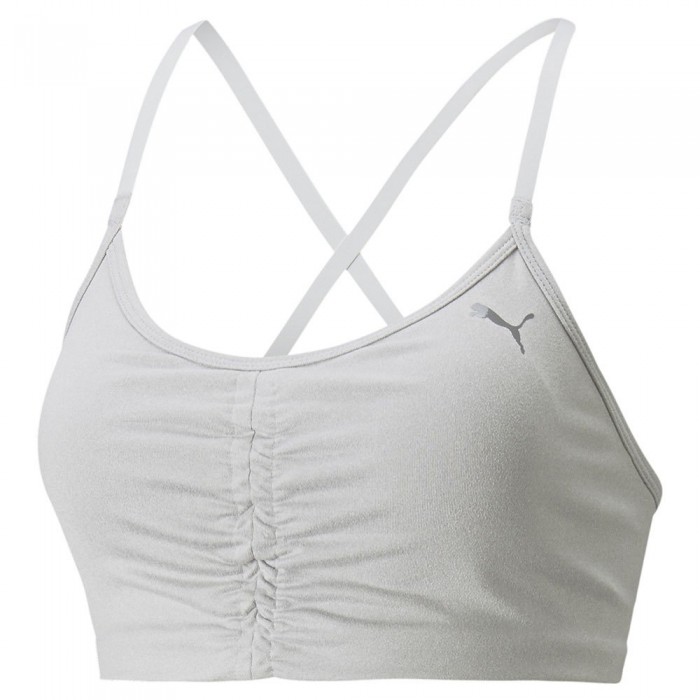 [해외]푸마 Low Impact Yoga Studio Foundation 스포츠 브라 로우 임팩트 1138522799 Light Gray Heather