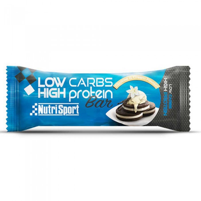 [해외]NUTRISPORT 유닛 쿠키 앤 크림 프로틴 바 Low Carbs High Protein 60g 1 14138344375 Blue